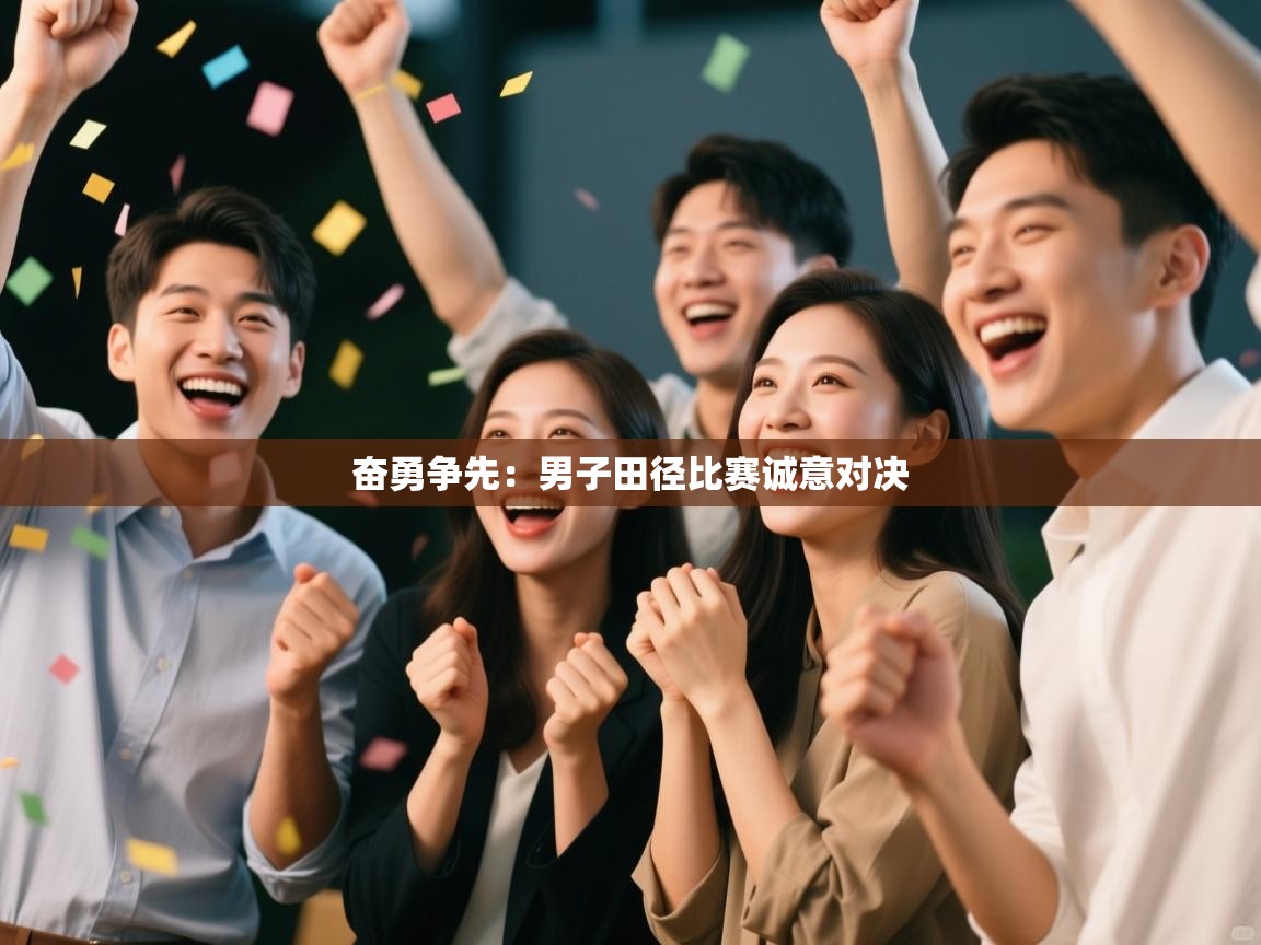 奋勇争先：男子田径比赛诚意对决  第1张